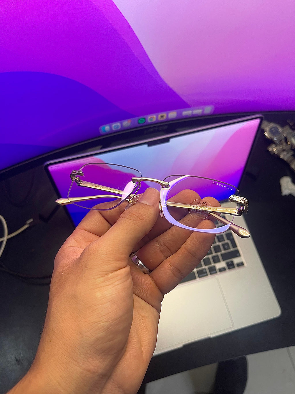 Lunettes percées - Maybach - Anti blue light - Discoloration - UV 400