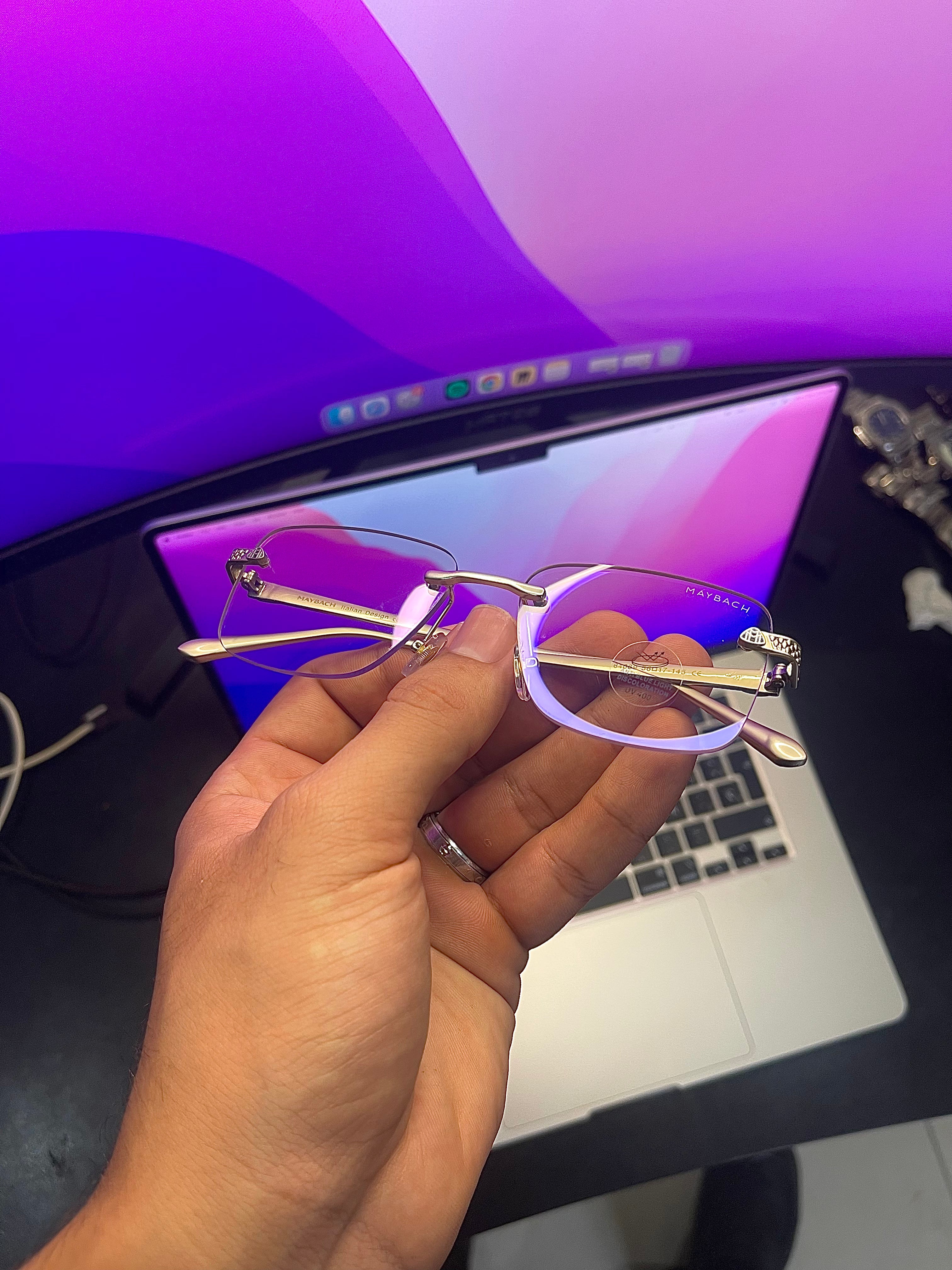 Lunettes percées - Maybach - Anti blue light - Discoloration - UV 400