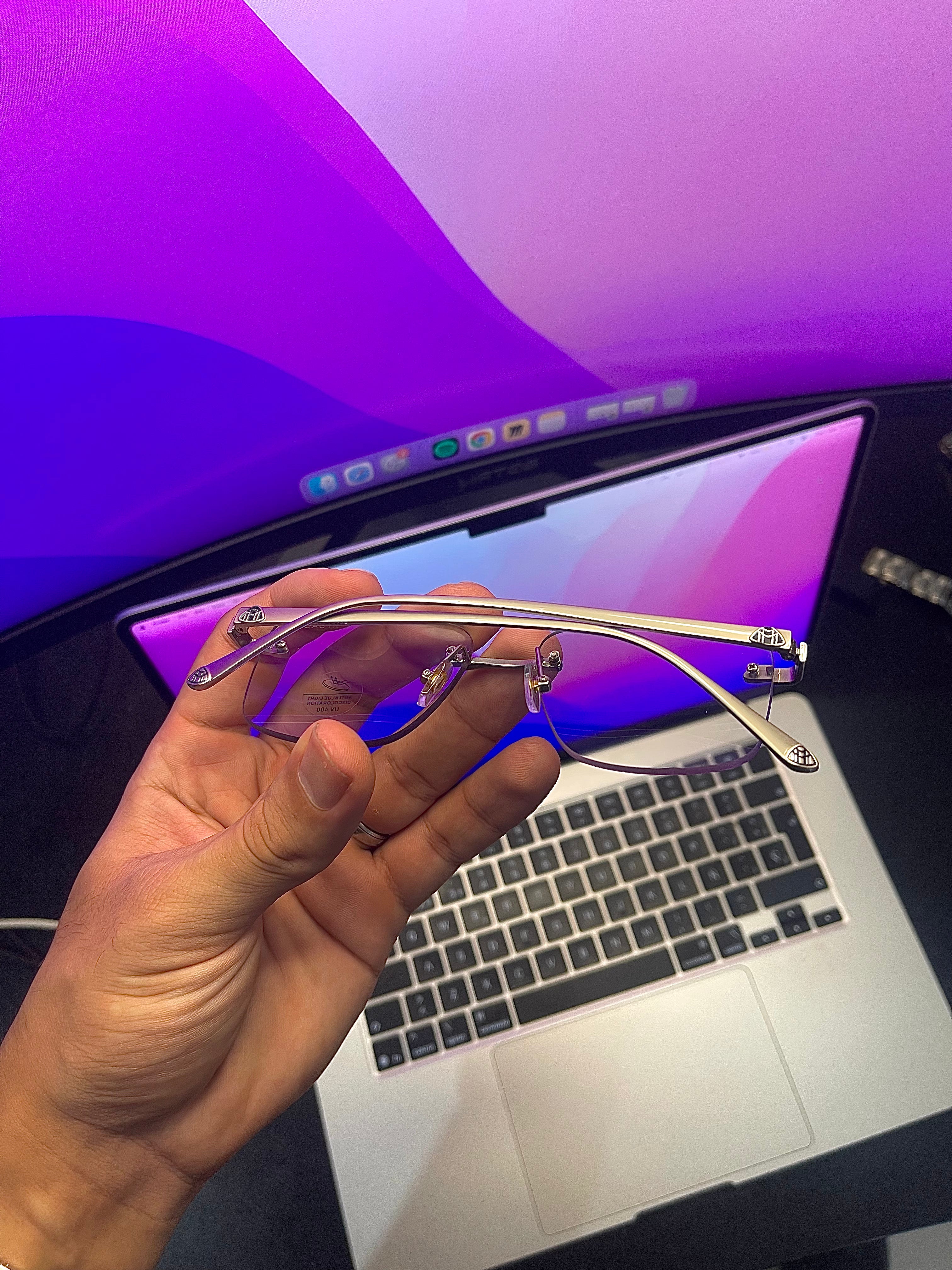 Lunettes percées - Maybach - Anti blue light - Discoloration - UV 400