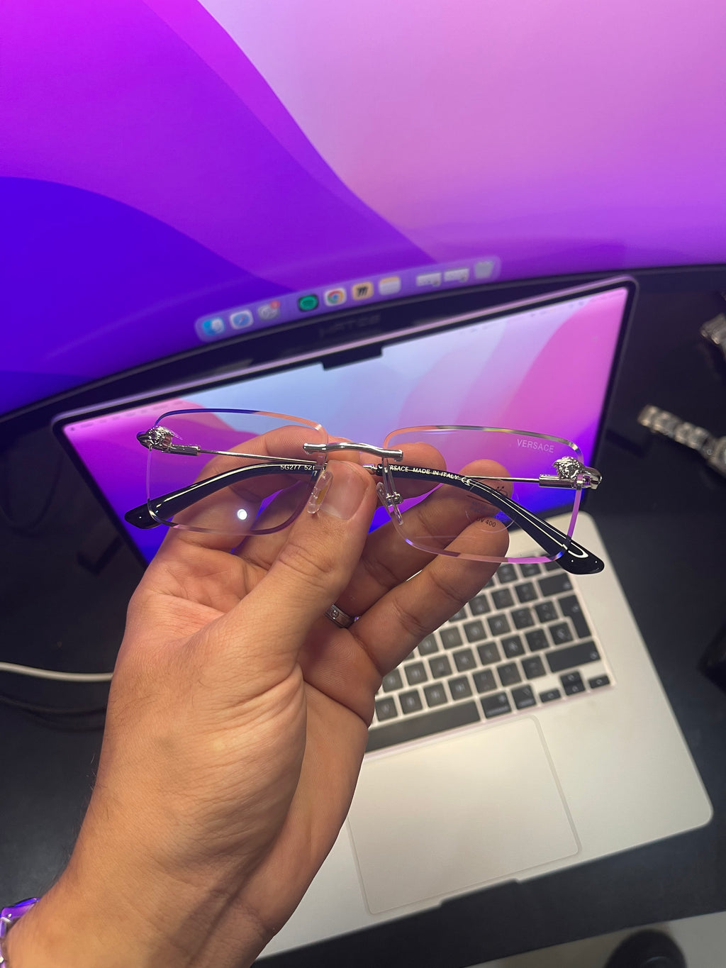 Lunettes percées - Vercase - Anti blue light - Discoloration - UV 400